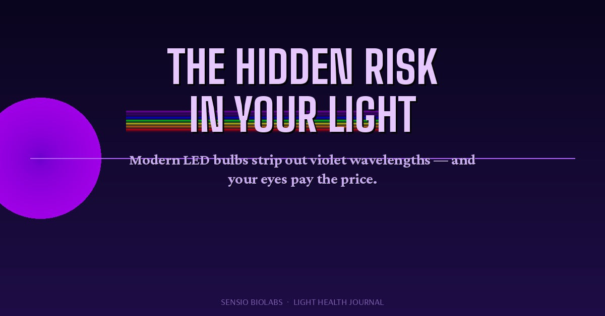 The Hidden Health Risk in Your LED Bulbs: Why We Are All Starved of Violet Light
